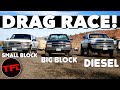 This Was A Surprise | Check Out This Classic Truck Drag Race!