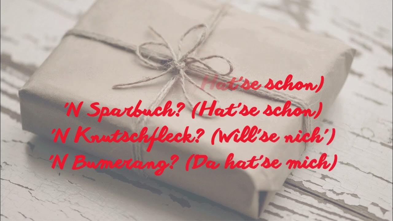 Was Soll Ich Ihr Nur Schenken Prinzen www.youtube.com