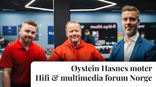 Øystein Hasnes snakker med Torgeir og Martin om hifi-forumet