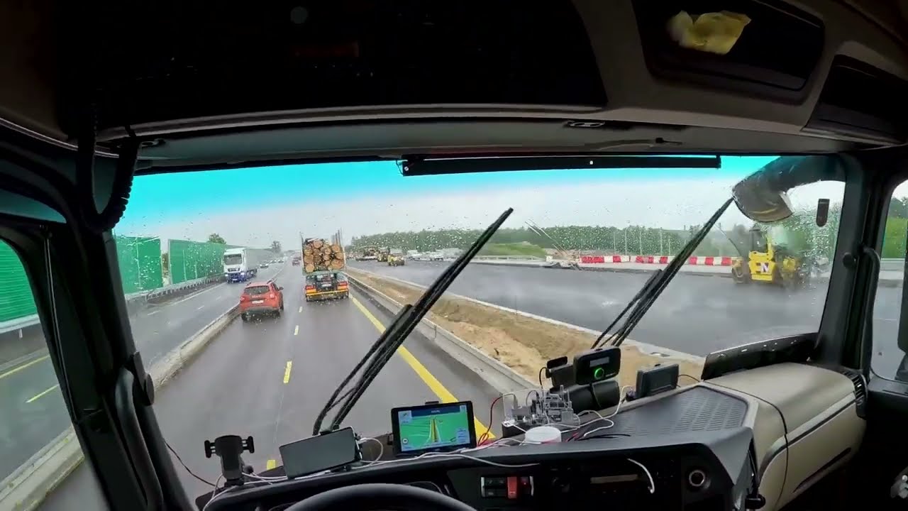 Cum arată drumul spre capitala Poloniei - cu camionul în Varșovia #europe #polonia