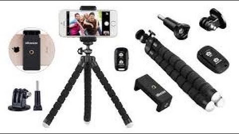 UBeesize Portable Tripod with Wireless Remote & Universal Clip UNBOXING