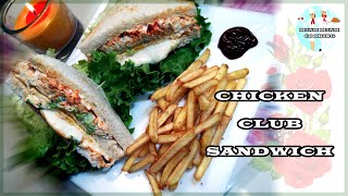 How to make club sandwich by Miam Miam Cooking | Club Sandwich Poulet recette | Indian Pakistani