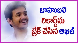 akhil breaks bahubali records akhil movie latest updates sayesha saigal