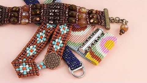 Artbeads Tutorial - Loomed Bracelet Closures with Cheri Carlson