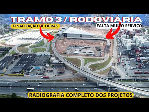 TRAMO 3 E RODOVIÁRIA - RADIOGRAFIA COMPLETA DOS PROJETOS #drone  #vds #dji  #salvador #bahia