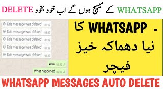 Whatsapp Auto Delete Messages | How to Delete whatsapp Messages Automatically | Whatsapp New Feature screenshot 4