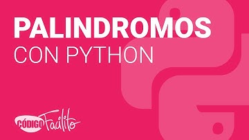 Palindromos con Python - Bytes
