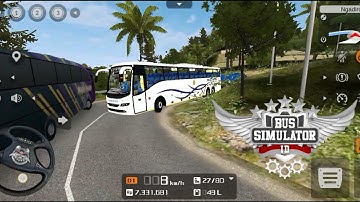 Amaravati APSRTC BUS mod driving gameplay video in bus simulator Indonesia game