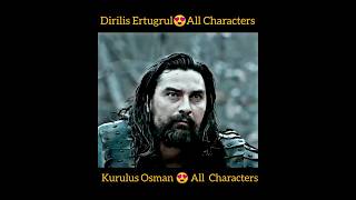 ?Dirilis Ertugrul ? kurulus Osman ?? All characters Best scene ?|| status osman ertugrul shorts
