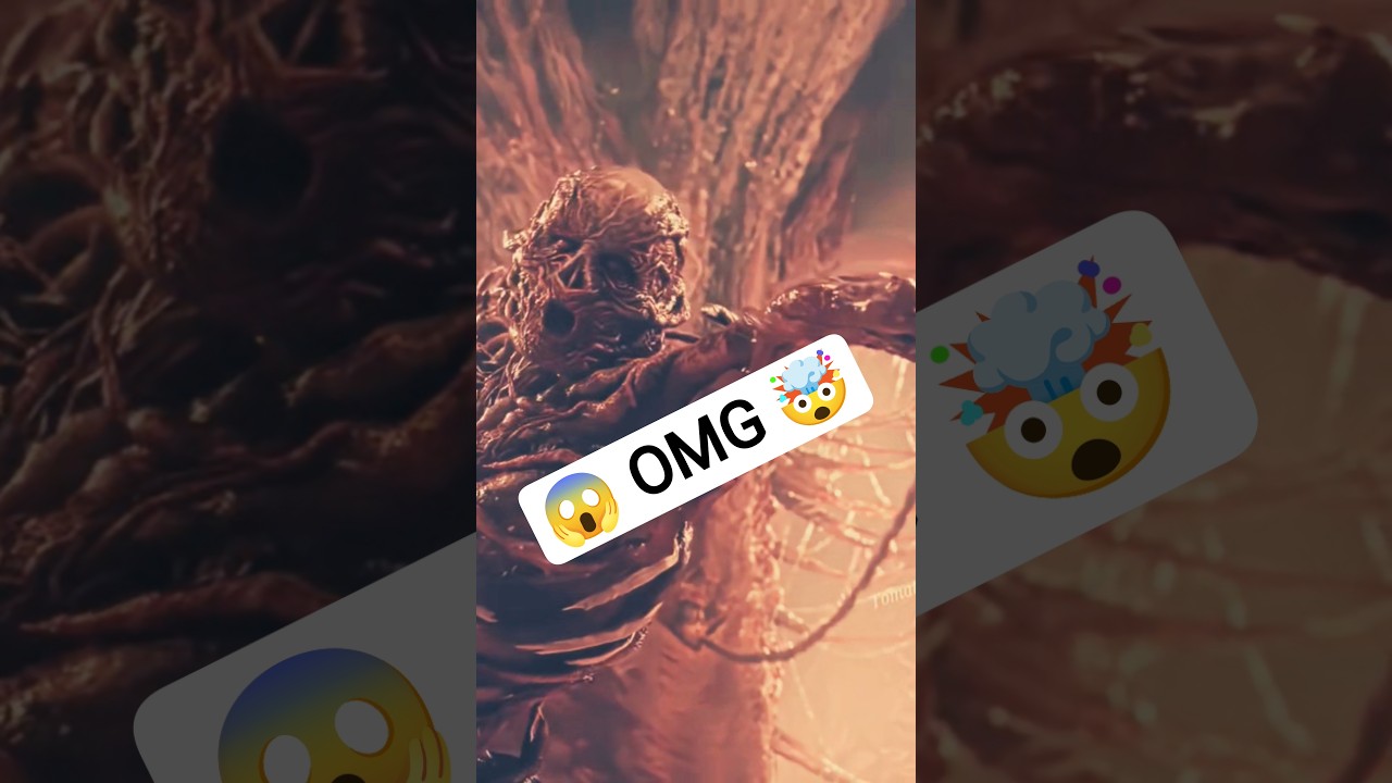 😱 Veiny Root Monster Face | सबसे भयानक Horror Clip 