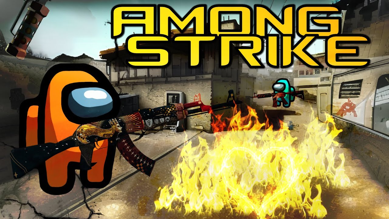 AMONG US ON THE DUST CS GO COUNTER TERRORISTS VS TERRORISTS (AMONG ...