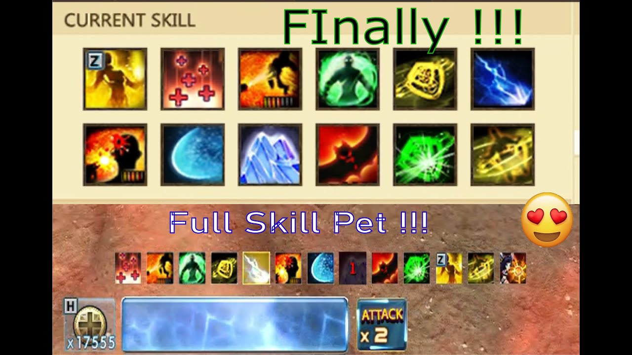 How to Full your Skill Pet PVE  MAT 2