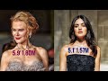 Height difference heights of top 100 hollywood actresses 
