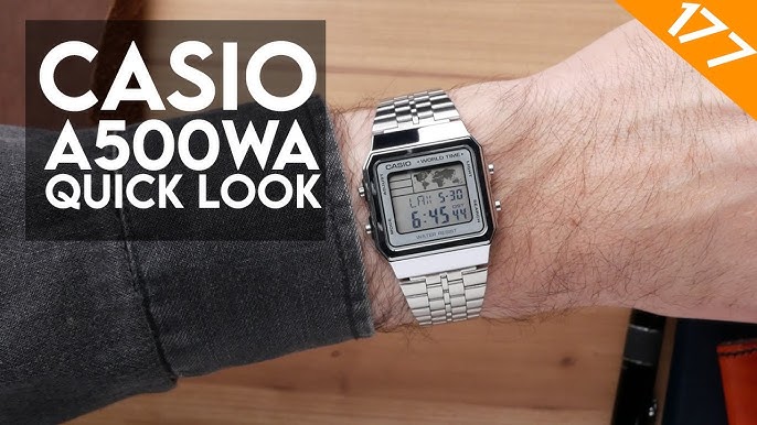 Casio World Time - A500Wga-9Df - It'S Too Cool For Hipsters! - Youtube