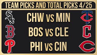 MLB Picks and Predictions Today 4\/25\/24 | MLB Picks Today 4\/25\/2024