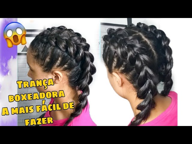 Trança boxeadora, mais fácil de fazer| penteado infantil trança falsa -  thptnganamst.edu.vn