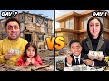 تحدي ٢٤ ساعه في الغرفة الفقيرة ضد الغرفة الغنية النهاية صدمتنا 