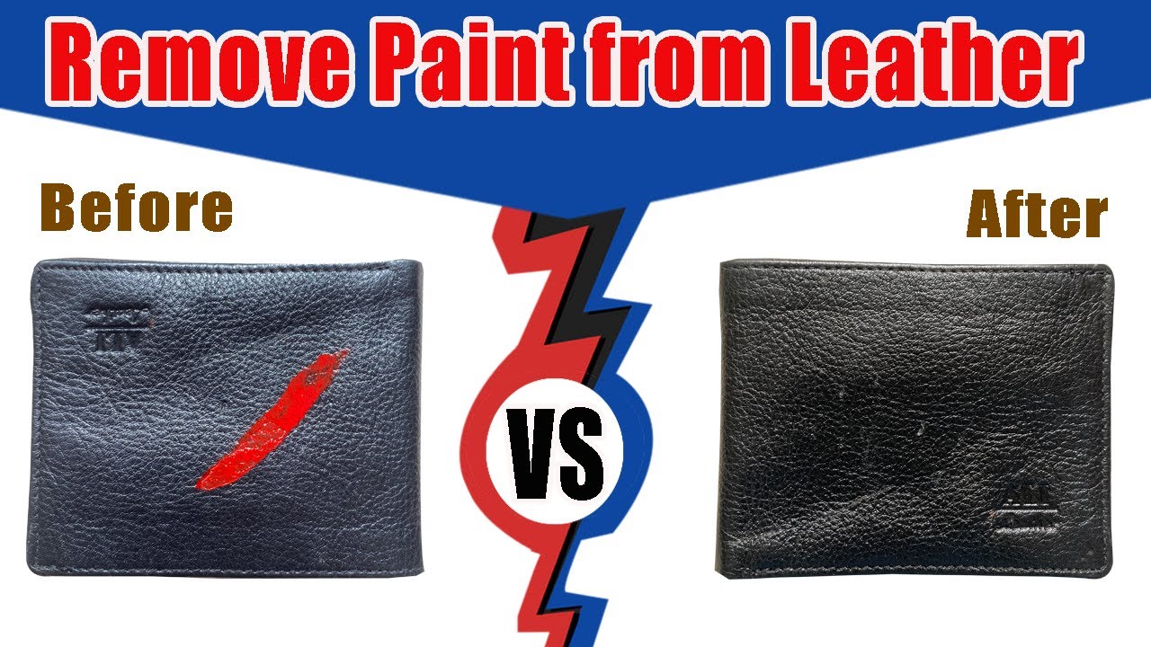How To Safely Remove Paint From Leather No Damage Simple DIY How To Safely Remove Paint From Leather No Damage Simple DIY
