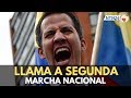 Guaidó llama a una segunda marcha nacional la próxima semana