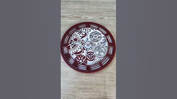Clock for Laser Cutting and Cricut #lasercut #lasercutting #art #craft #lasercnc #diy #dxf