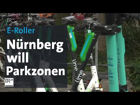 Parkzonen – Stadt Nürnberg reguliert E-Scooter ab 2023 | BR24