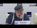 Пресс-конференция автора «Игры престолов» Джорджа Мартина в Санкт-Петербурге