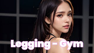 [ 4K ]  |  Legging Lookbook  Gym | Fashion Show | Model Ana