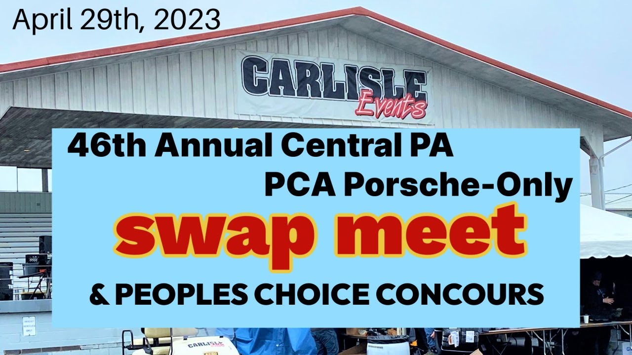 Carlisle Porsche Swap Meet 2023 YouTube Carlisle Porsche Swap Meet 2023 YouTube