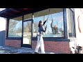 Window Ninja llc - Window Cleaning - Getting ready for straight pulls