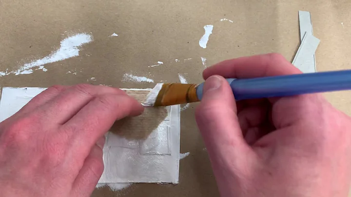 Making. Collagraph plate