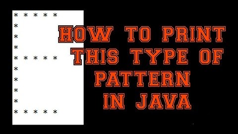 How To Print Alphabet E Pattern In Java