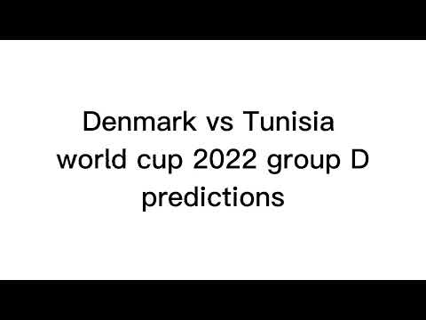 Denmark vs Tunisia