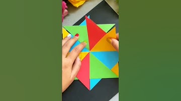 How to make paper windmill 🌸 #windmill #papercraft #RAWatCraft #DIY #creativeideas #ytshort
