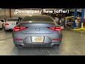 2019 CLS 53 AMG Custom Downpipes (Before/After) PURCHASE IN DESCRIPTION