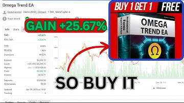 Omega Trend V1.1 MT4 EA No DLL |MT4 EA for Easy Wins Forex Robot .
