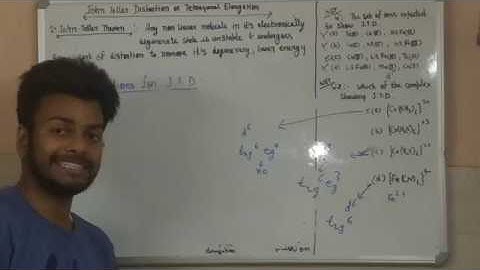Epi-1. Jahn Teller Distortion-Coordination Chemistry.