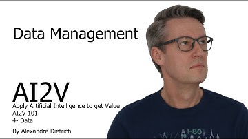 AI2V 101 - Data Management