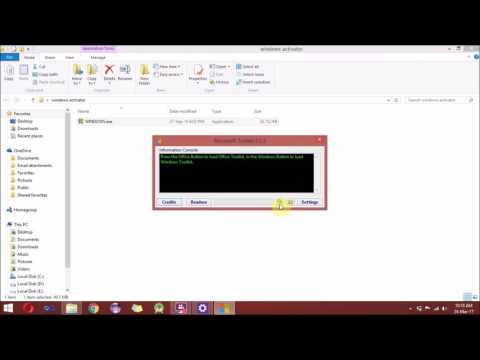 how to activate your window using Microsoft toolkit