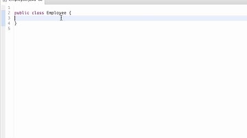 Java classes - creating instance variables getters and setters for an Employee class