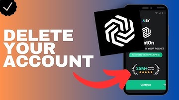 How to delete your account in the Chaton AI app?