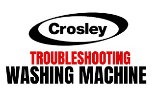 How to Reset Crosley Washing Machine   Diagnostic Mode & Hard Reset