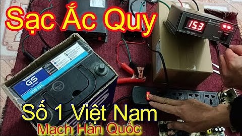 Sạc Ắc Quy Thông Minh 3 Giai Đoạn Tự Ngắt 12v - 10A Mạch Sạc Hàn Quốc - Shop solar