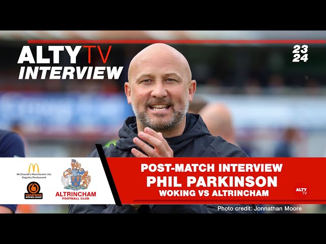 PHIL PARKINSON - Post-Match Interview - ALTRINCHAM Vs EBBSFLEET UTD  23/09/2023 