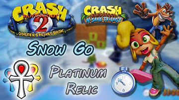 Snow Go - Platinum Relic ⏱ ~ Crash Bandicoot 2: Cortex Strikes Back