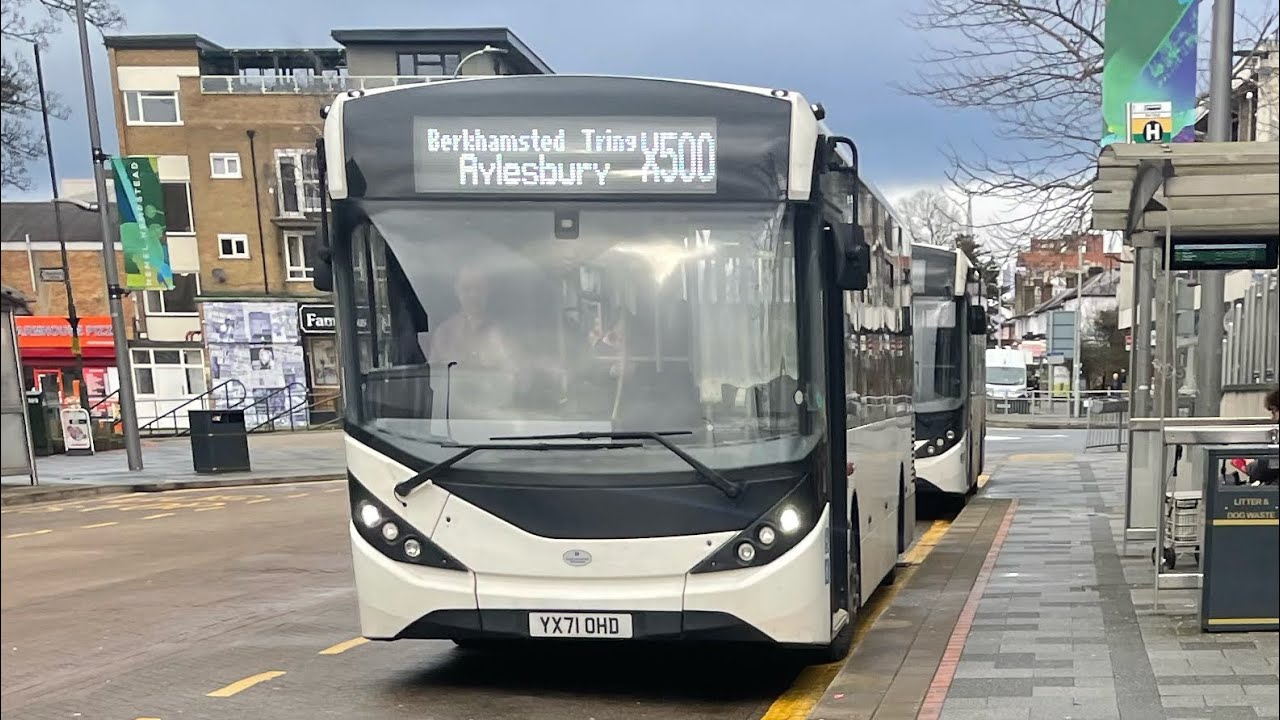 Red Eagle ADL Enviro200 MMC 50142 YX71 OHD on Route X500