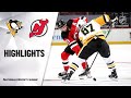 Penguins @ Devils 3/18/21 | NHL Highlights