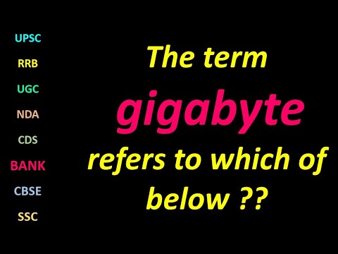 Video: I term gigabyte refererer til?