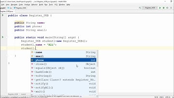 java 2 class and object (Arabic)