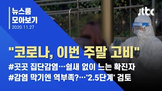 [뉴스룸 모아보기] 연일 500명대 확진…'2.5단계' 격상 여부는 / JTBC News