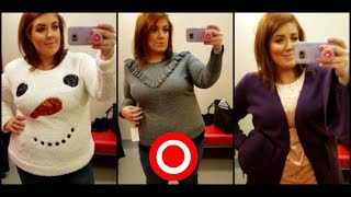 Inside the dressing room at Target!  Plus size try on&#39;s